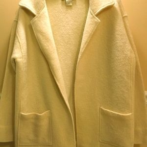 !00% Wool Ivory Coat